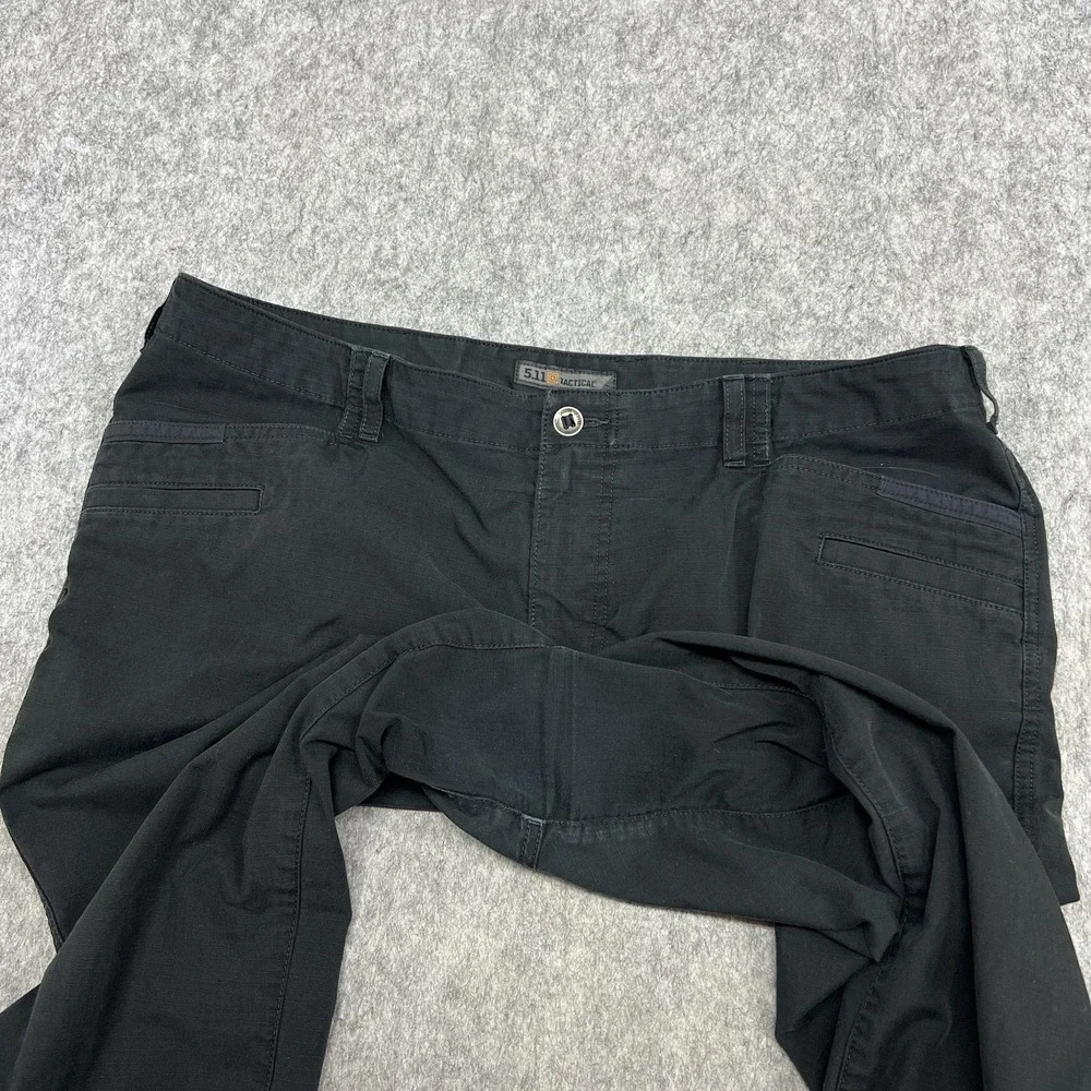 511 Tactical Pants Mens 40x34 Black Chino Ripstop‎ Straight Workwear FITs39x32